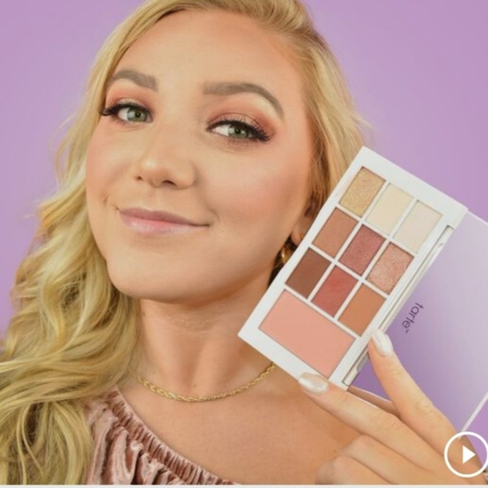 Tarte Winter Warm Wishes Eyeshadow & Blush Palette NWT